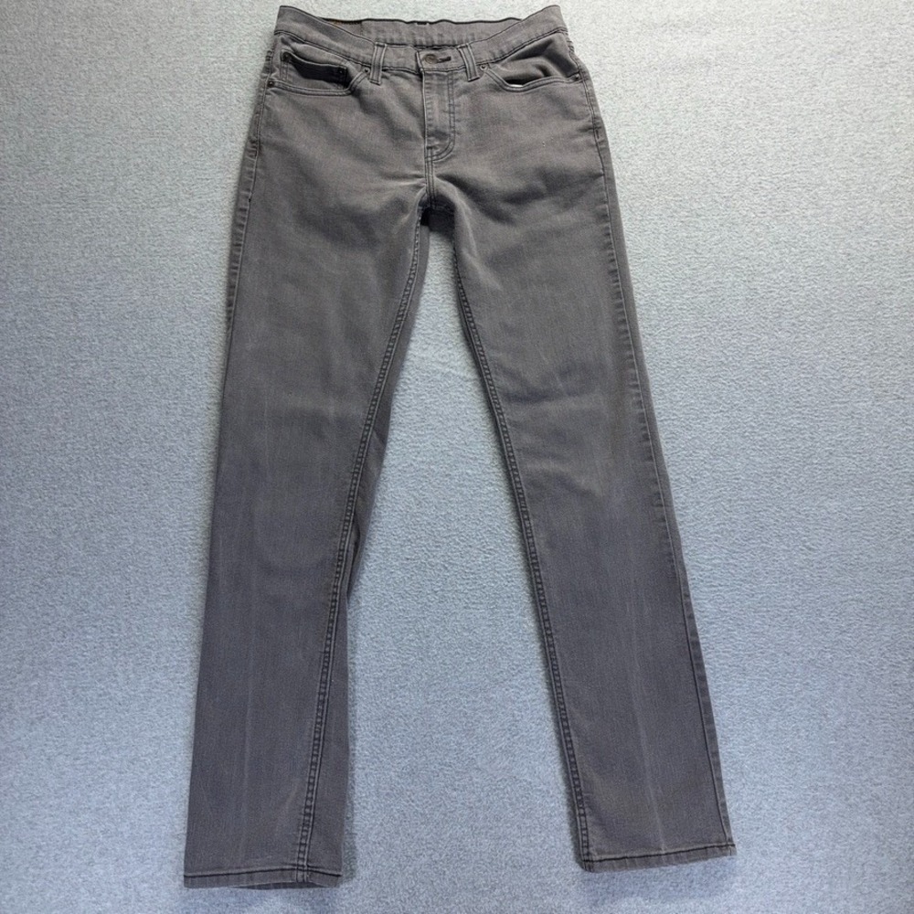 Levis 511 Jeans Mens 32X34 Gray Slim Straight Mid Rise Stretch Modern Denim